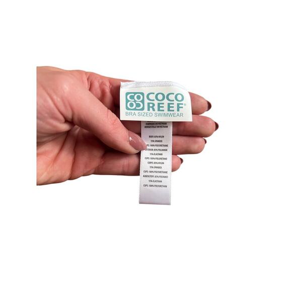 Coco Reef Women Verso Twist Front Reverisble Bikini Top Black Size 32/34D, NWT! - Picture 9 of 10